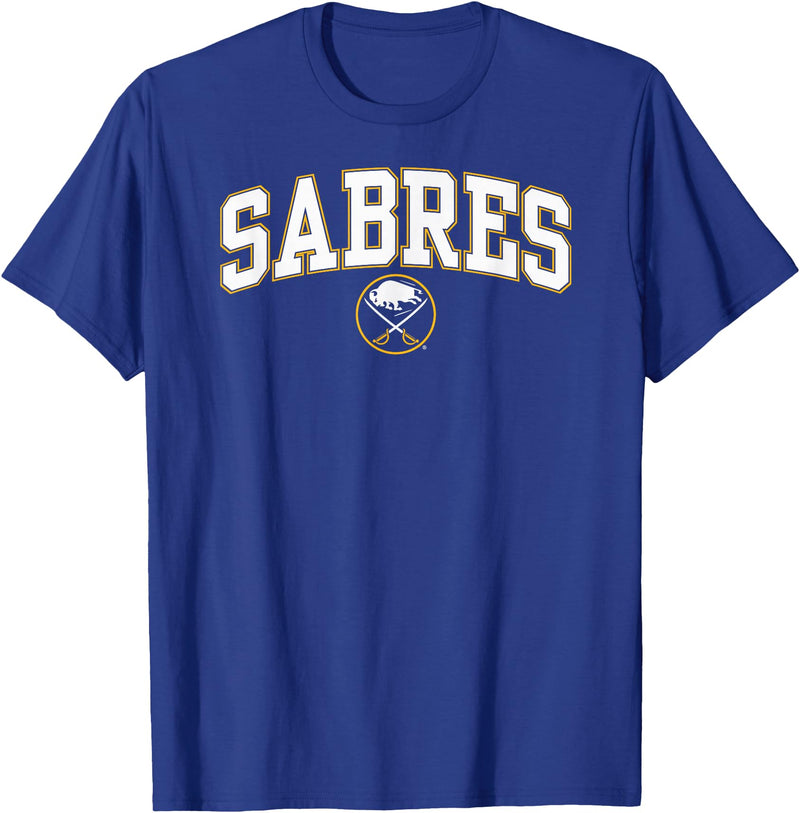 Buffalo Sabres Arch Over Royal NHL Officially Licensed T-Shirt - As Pictured
