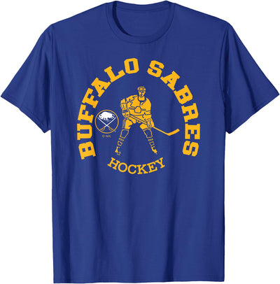 Cow Buffalo Sabres Edge Blue Officially T-Shirt