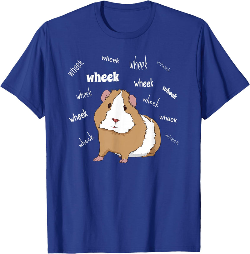 Funny Guinea Pig Tee Gift Animal Pet new kids love Guinea Pig Love Guinea Pig Wheek Wheek Feed Me Guinea Pig T-Shirt - Royal Blue