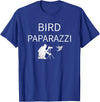 Birdwatching | Bird Photographer Gifts Unisex-Adults Black Short Sleeve T-Shirt Small Bird Photography T-Shirt - Royal Blue