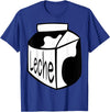 Clever Witty Milk Designs Leche Spanish Milk Carton Dairy Lover T-Shirt - Royal Blue