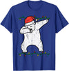 Christmas Shirts Pajamas PJ Men Women Kids Gifts Dabbing Polar Bear Dab Xmas Christmas Boys Kids Girl Youth T-Shirt - Royal Blue