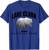 Lake Clark National Park Souvenir Tee Lake Clark National Park Bear US Parks Souvenir T-Shirt - Royal Blue