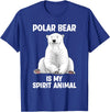 Polar Bear Gift Polar Bear Accessories & Stuff Cool Polar Bear Art For Men Women Kids Polar Bear Lover T-Shirt - Royal Blue
