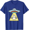 Hiking Lover Design Polar Bear Weightlifting UFO Abduction T-Shirt - Royal Blue