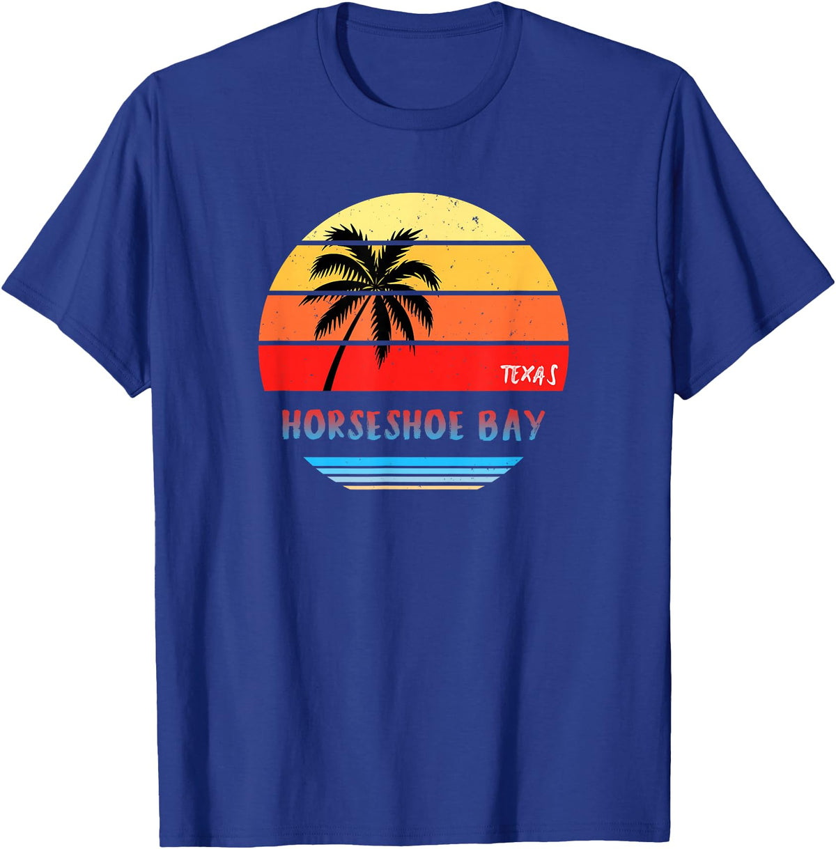 Horseshoe Bay Texas Souvenirs and Gifts Horseshoe Bay Shirt | Horseshoe Bay Texas T-Shirt - Royal Blue