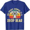 Mythical Creature Gag Gift Designs Australian Feral Koala, Spirit Animal Drop Bear T-Shirt - Royal Blue
