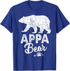 Appa Bear Fathers Day T-Shirt Funny Appa Bear Father's Day Shirt T-Shirt - Royal Blue