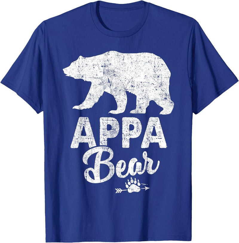 Appa Bear Fathers Day T-Shirt Funny Appa Bear Father's Day Shirt T-Shirt - Royal Blue