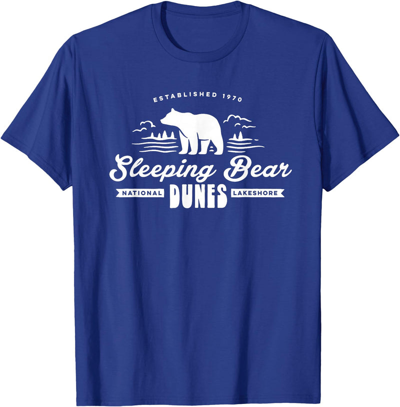 EHS Sleeping Bear Dunes Michigan National Park Souvenir T-Shirt - Royal Blue