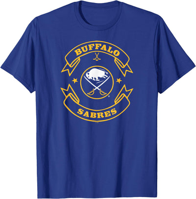Cow Buffalo Sabres Blaze Royal Officially T-Shirt