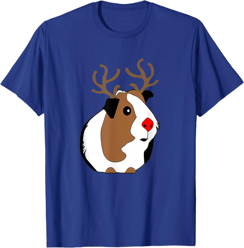 Guinea Pig Accessories and Shirts Funny Guinea Pig Xmas Tshirt | Guinea Pig Christmas Gift T-Shirt - Royal Blue