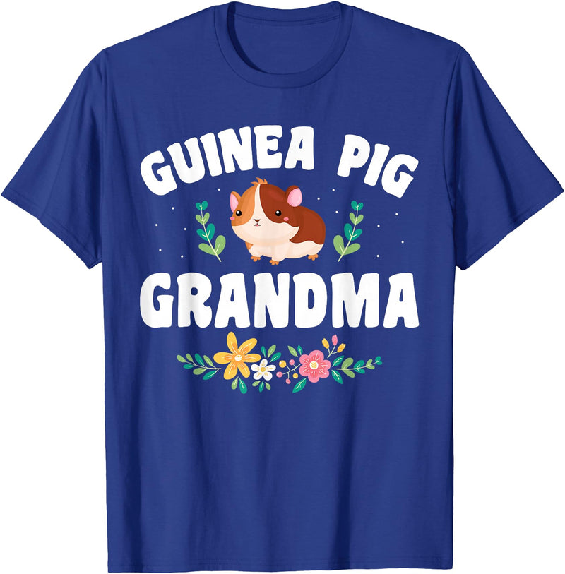 Guinea Pig Grandma Wear Guinea Pig Grandma Pet Owner T-Shirt - Royal Blue
