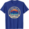 Retro Do Not Pet The Fluffy Cows Bison Clothing Bison Buffalo Vintage Style Do Not Pet The Fluffy Cows" T-Shirt - Royal Blue