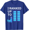 I Ranked Up To 11 Birthday Video Game Llama Piñata Birthday T-Shirt - Royal Blue