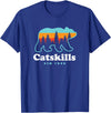 Catskill Mountains Catskills NY Bear Mountains Camping Hiking New York T-Shirt - Royal Blue