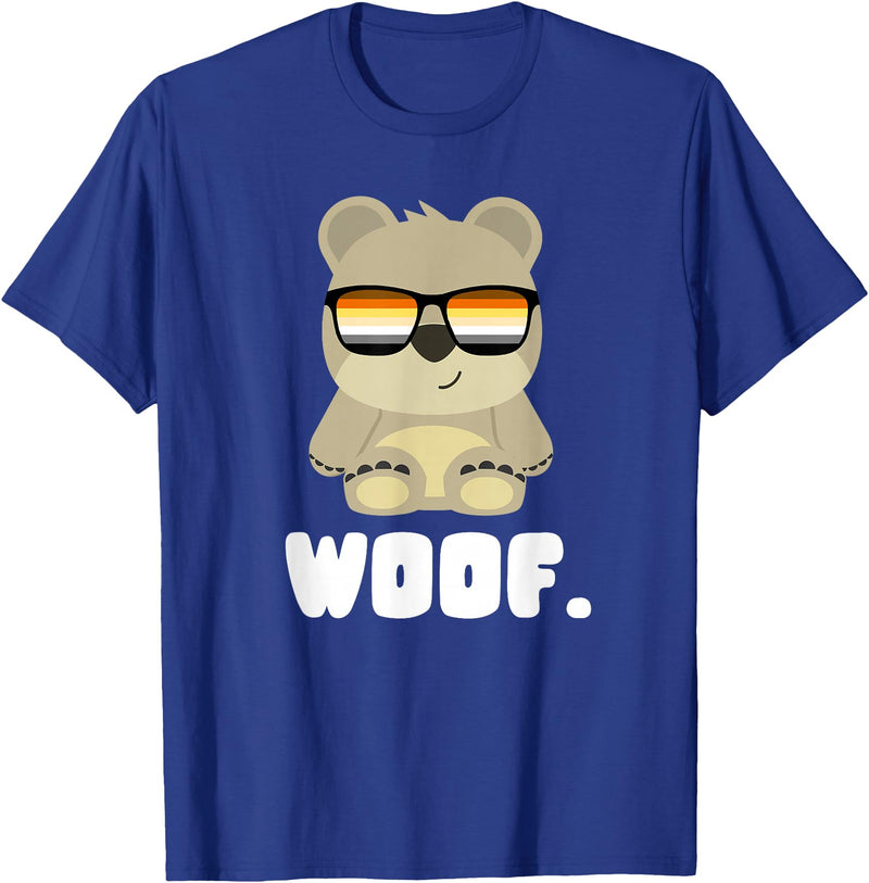 LGBT Bear Community Woof - CSD Bears Gay T-Shirt - Royal Blue