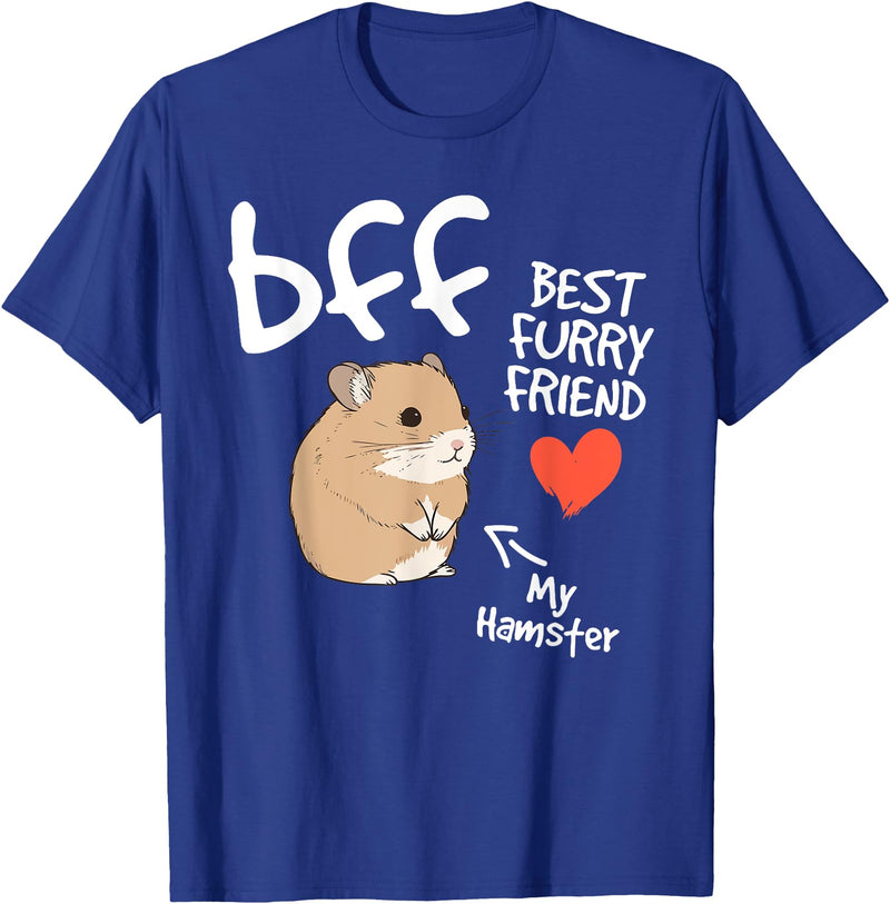 Hamster lover BFF Best Furry Friend my hamster cute fun kids T-Shirt - Royal Blue