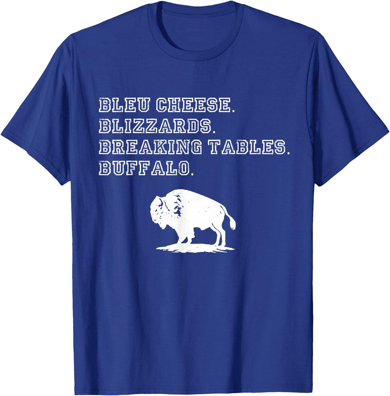 716 Buffalo New York Pride NY Food Souvenirs The Best of Buffalo New York Souvenir Shop T-Shirt - Royal Blue