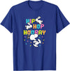 Easter Snoopy Rabbits Hip Hop Hooray T-Shirt in Royal Blue