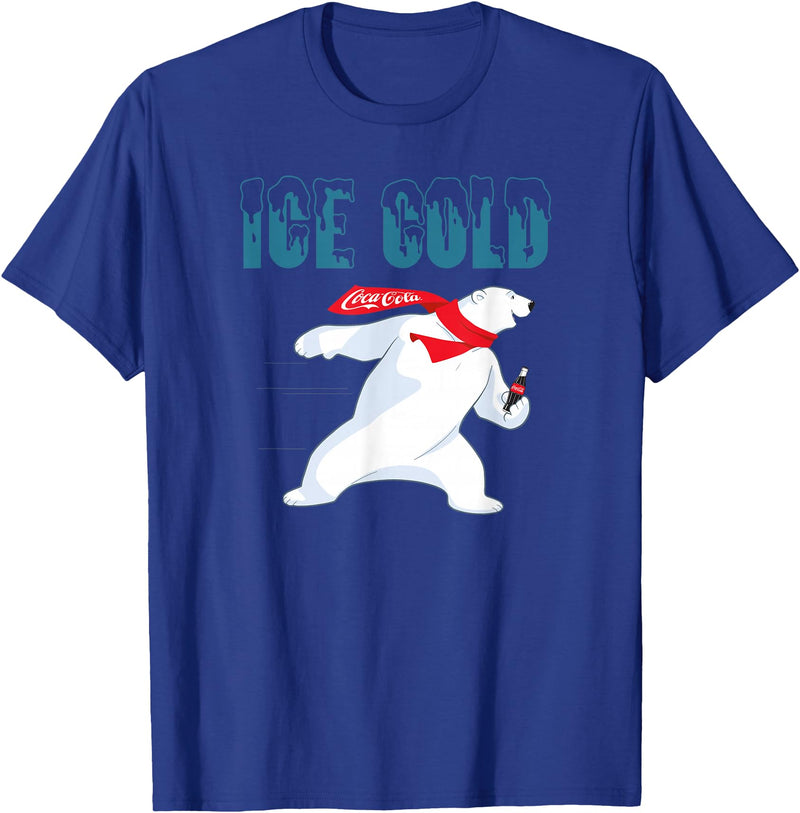 Coca-Cola Company Coca-Cola - Ice Cold Coke Bear T-Shirt - Royal Blue