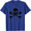 DATZLYF Skull and Crossbones t-shirt T-Shirt - Royal Blue