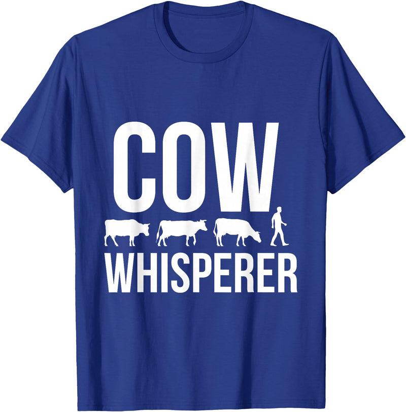 Cow whisperer shirt T-Shirt - Royal Blue