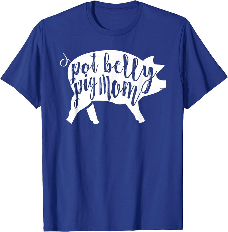 Pot Belly Pig Gifts For Women Pot Belly Pig Mom T-Shirt for Women T-Shirt - Royal Blue