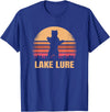 Lake Lure North Carolina Vintage NC Retro 80s Co. Lake Lure North Carolina Vintage Bear NC Distressed 80s T-Shirt - Royal Blue