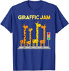 Giraffe Gift For Giraffe Lover Accessories & Stuff Cute Giraffe Design for Men Women Adult Safari Giraffe Lover T-Shirt - Royal Blue