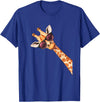 ÄGiräffeCo. Funny Giraffe Sunglasses T-Shirt - Royal Blue