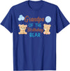 Family Birthday Bear Gifts Grandpa of The Birthday Boy Bear 1st Birthday Party Boy T-Shirt - Royal Blue