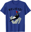 Birdwatching Gifts for Birders Endangered Ivory-Billed Woodpecker T-Shirt - Royal Blue