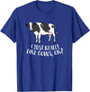 Cute Cow Animal Gifts Cattle Cow Farmer Gift I Just Really Like Cows, Ok? T-Shirt - Royal Blue