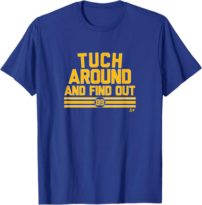 Cow Breakingt Alex Tuch Around and Find Out Buffalo Hockey T-Shirt