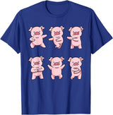 Pig Lovers Gifts Pig Gifts for Pig Lovers Women Pig Shirt Women Men Kids Pig T-Shirt - Royal Blue