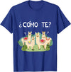Spanish Shirt | Llama Tee | Funny Spanish Shirt Funny Spanish Tee, Como Te Llama, Llama Tshirt T-Shirt - Royal Blue