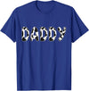 Cow Pattern Print Family Matching Birthday Shirts Cow Daddy Birthday Family Matching Fathers Day Boy Girl Men T-Shirt -