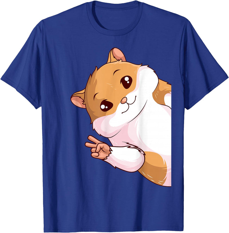 Hamster Children Girls Boys T-Shirt - Royal Blue