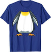 HalloweenCentre Co. Funny Penguin Costume Penguin Body Headless Penguin Costume T-Shirt - Royal Blue
