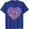 Girls Lion Design Silhouette Lions Design for Lion Lover | Girls Lion T-Shirt - Royal Blue