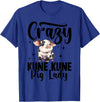 Kune Kune Pig Accessories & KuneKune Clothes Kune Kune Pig Girl Accessories for Women Kunekune Pig T-Shirt - Royal Blue