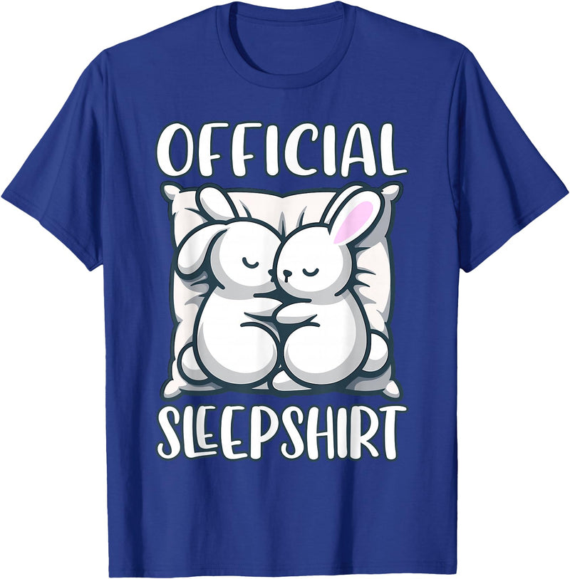 Sleep Rabbit, Official Sleepshirt, Nightshirt & Sleeping T-Shirt in Royal Blue