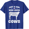 Cow Shirts by Memme Funny Cow Saying Shirt Gifts Teen Girls Cows Lover Shirts T-Shirt - Royal Blue