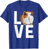 Guinea Pig Gift Guinea Pig Accessories & Stuff Cool Guinea Pig Art for Men Women Cavy Pet Guinea Pig Lover T-Shirt - Royal Blue