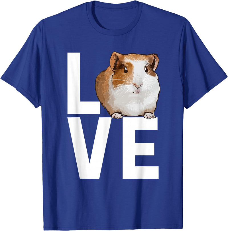 Guinea Pig Gift Guinea Pig Accessories & Stuff Cool Guinea Pig Art for Men Women Cavy Pet Guinea Pig Lover T-Shirt - Royal Blue