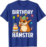 Birthday Hamster Cute Lover T-Shirt - Royal Blue