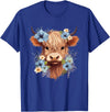 Western Shirts for Girls Men, Highland Cow Gifts Cow, Scottish Highland Cow, Western Wear, Highland Cow T-Shirt, Small,