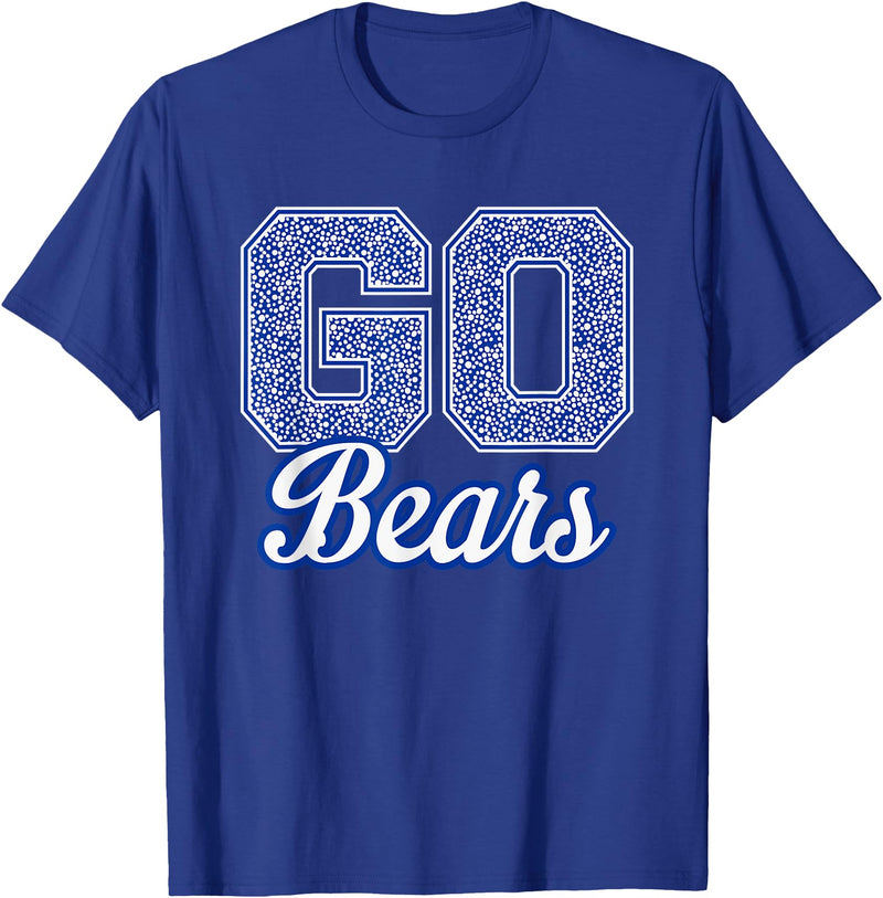 Pleasant Valley Bears Official High School Gear Pleasant Valley Bears GO! School Pride T-Shirt - Royal Blue