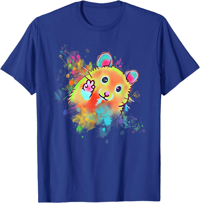 Funny Hamster T for Boys, Girls, Men, Women & Kids Hamster T-Shirt - Royal Blue